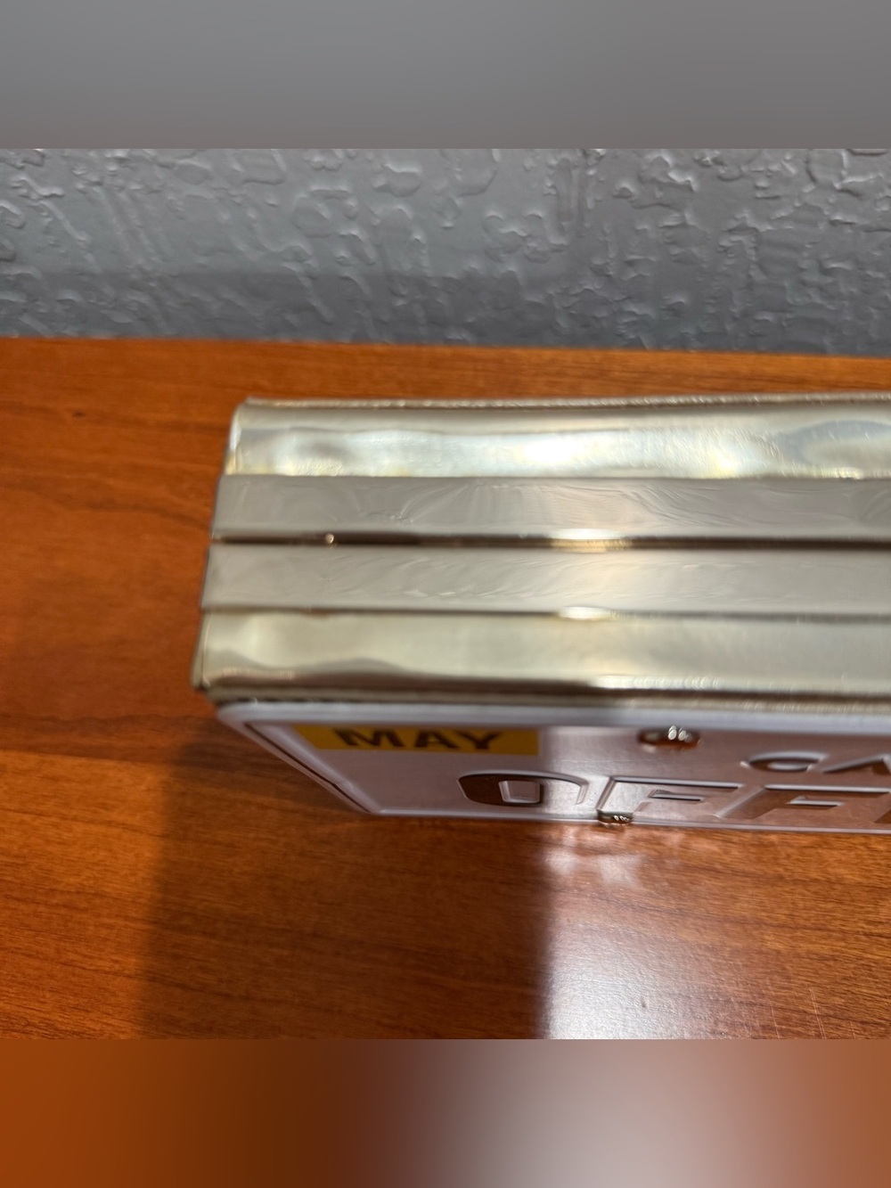 Kate Spade Clutch "Off We Go" California License Plate Clutch Collector’s Item - Picture 11 of 12